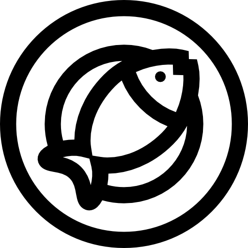 poisson Basic Straight Lineal Icône