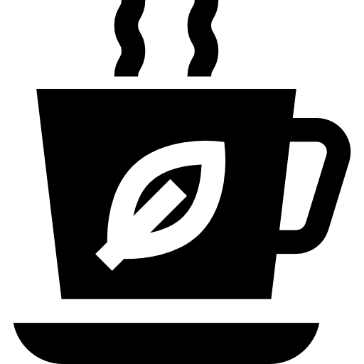 Чашка чая Basic Straight Filled иконка