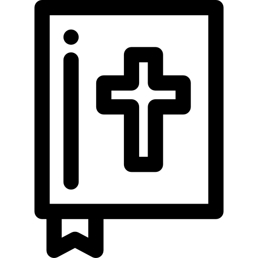 bibbia Detailed Rounded Lineal icona