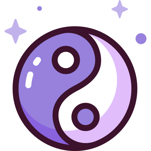Yin yang Special Candy Lineal color icon
