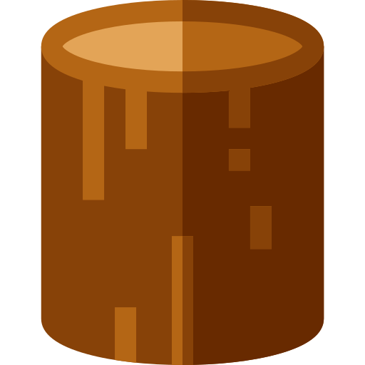 Log Basic Straight Flat icon