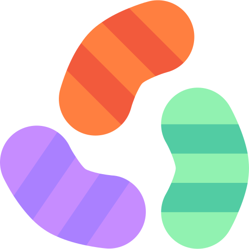 Jelly beans Basic Straight Flat icon