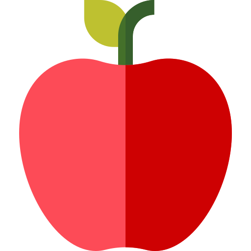 яблоко Basic Straight Flat иконка