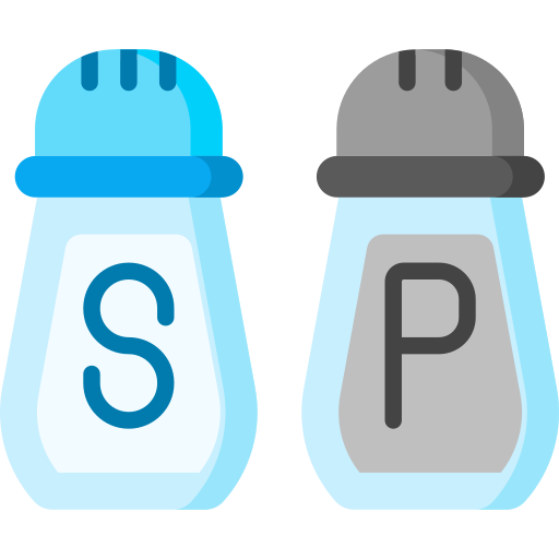 Salt and pepper Special Flat icon