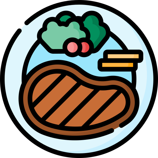 steak Special Lineal color icon