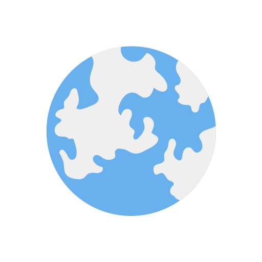 지구 Dinosoft Flat icon