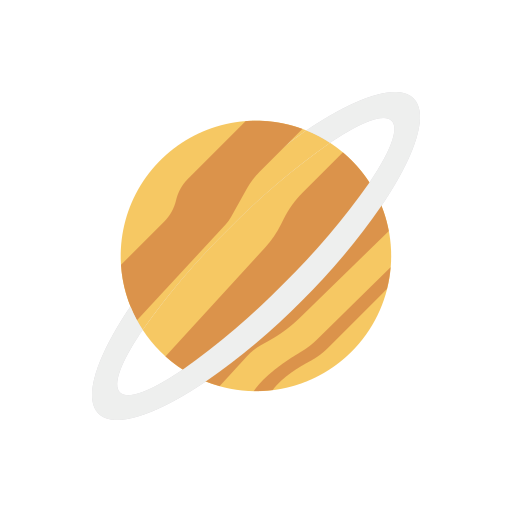 Saturn Dinosoft Flat icon