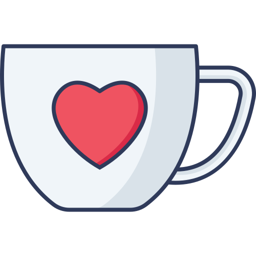 taza de café Dinosoft Lineal Color icono