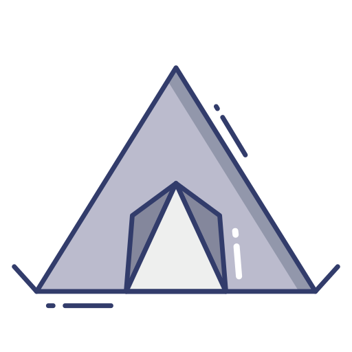Tent Dinosoft Lineal Color icon