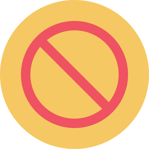 prohibido Dinosoft Circular icono
