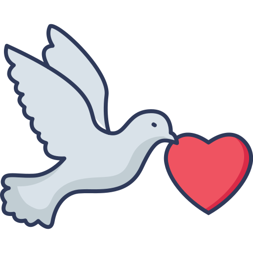 Love bird Dinosoft Lineal Color icon