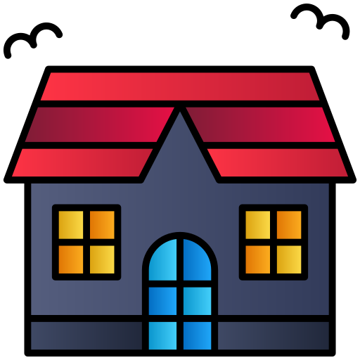 casa embrujada Generic Outline Color icono