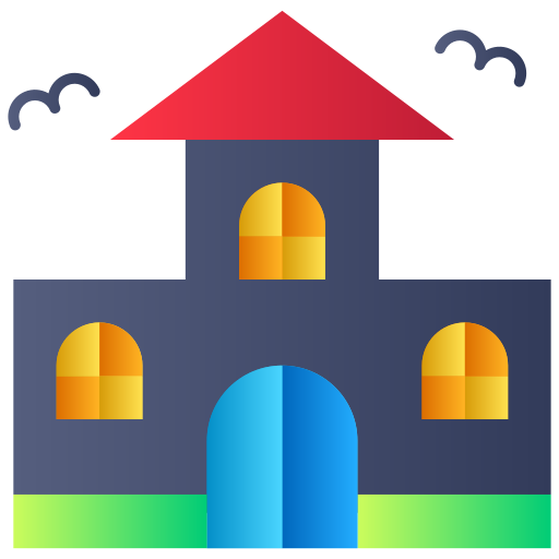 유령의 집 Generic Flat Gradient icon