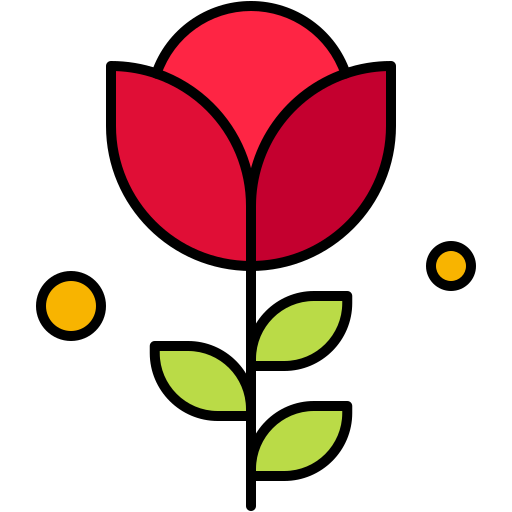 花 Generic Outline Color icon