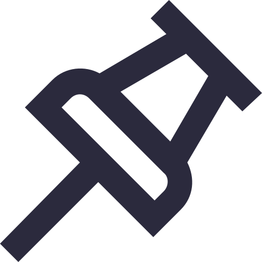Thumbtack Generic Basic Outline icon
