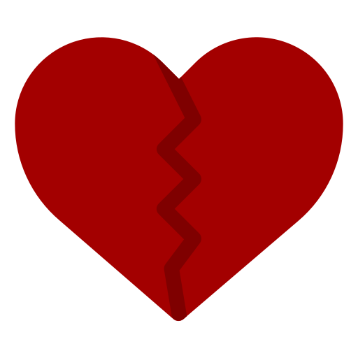 Разбитое сердце Generic Flat иконка