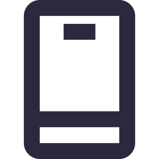 mobiltelefon Generic Basic Outline icon