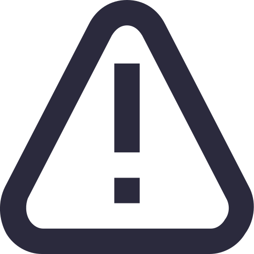 Warning sign Generic Basic Outline icon