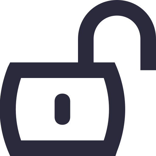 Unlock Generic Basic Outline icon