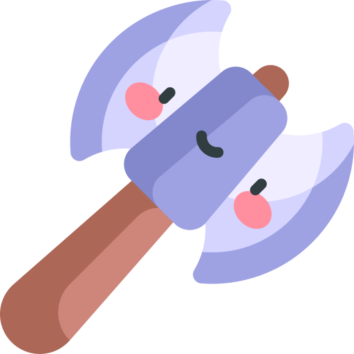 Axe Kawaii Flat icon