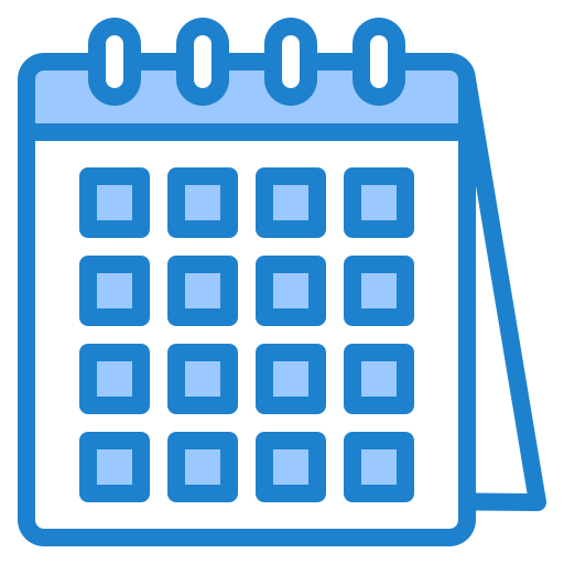 calendario srip Blue icono