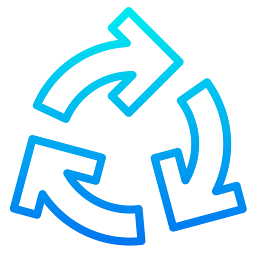 サイクル srip Gradient icon