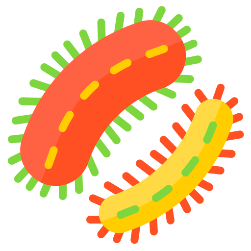 bacterias srip Flat icono