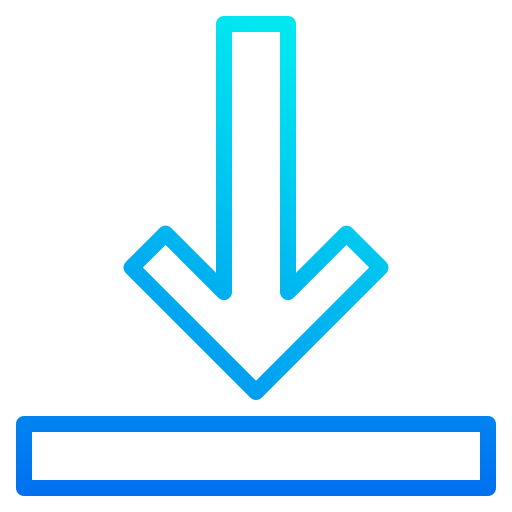 다운로드 srip Gradient icon