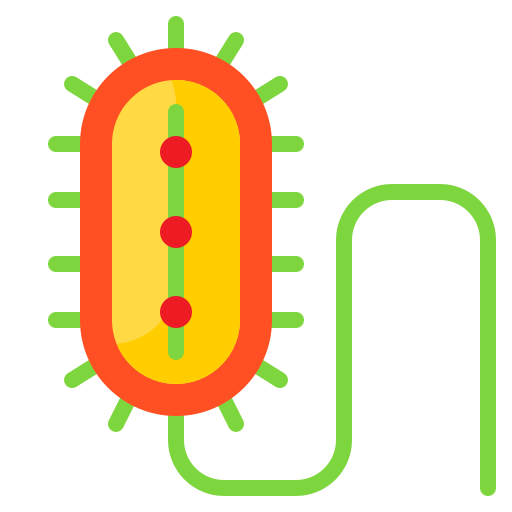 Бактерии srip Flat иконка
