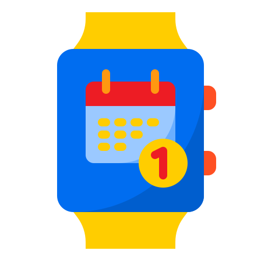 smartwatch srip Flat icoon