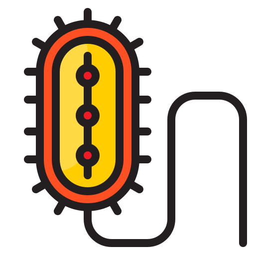 batteri srip Lineal Color icona