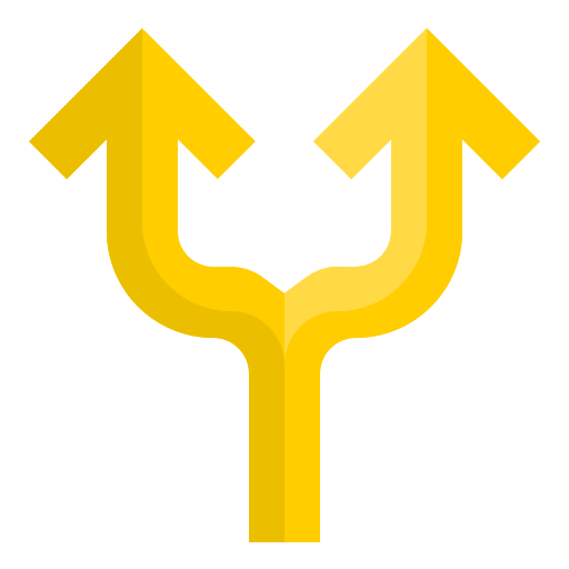 Traffic sign srip Flat icon