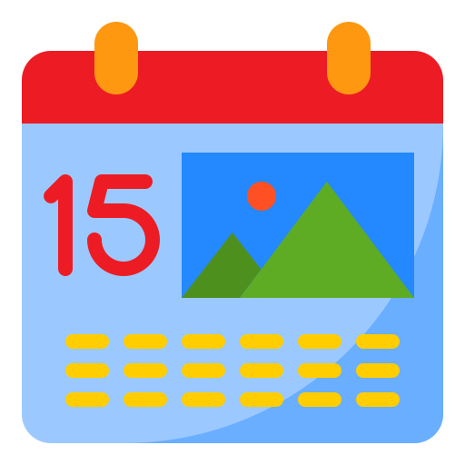 kalender srip Flat icoon