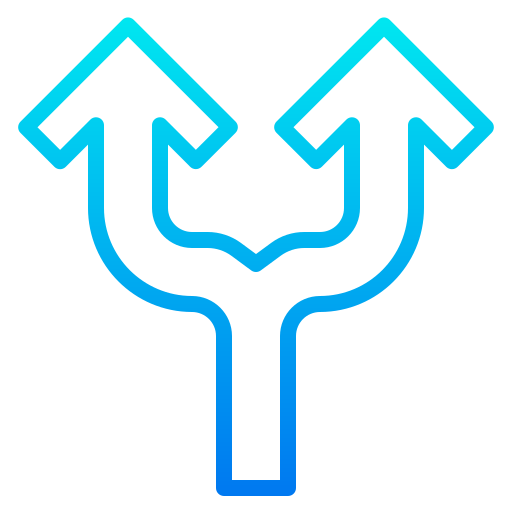 교통 표지판 srip Gradient icon