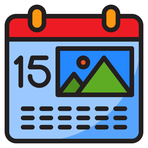 Календарь srip Lineal Color иконка
