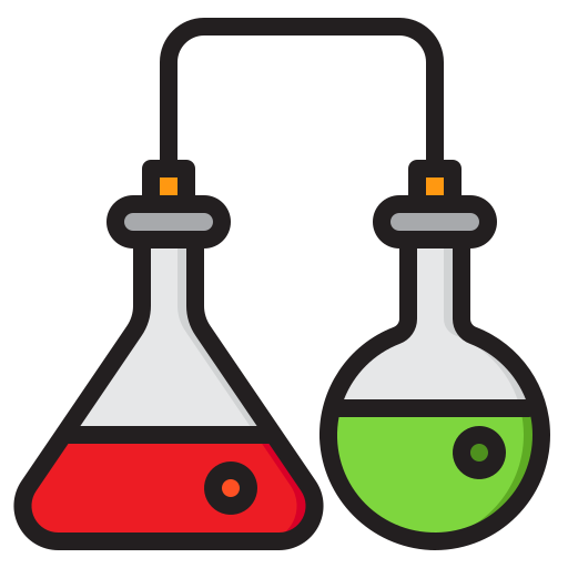 química srip Lineal Color icono