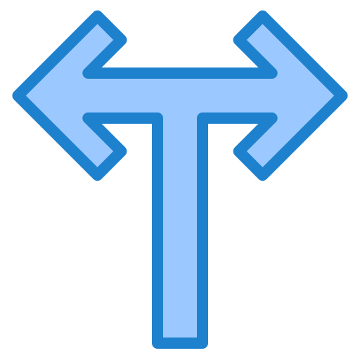 znak drogowy srip Blue ikona
