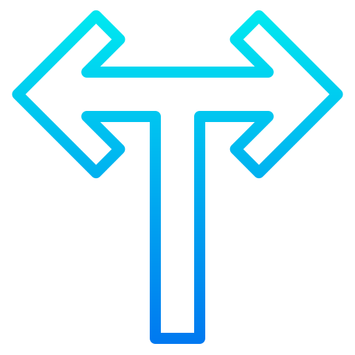 交通標識 srip Gradient icon