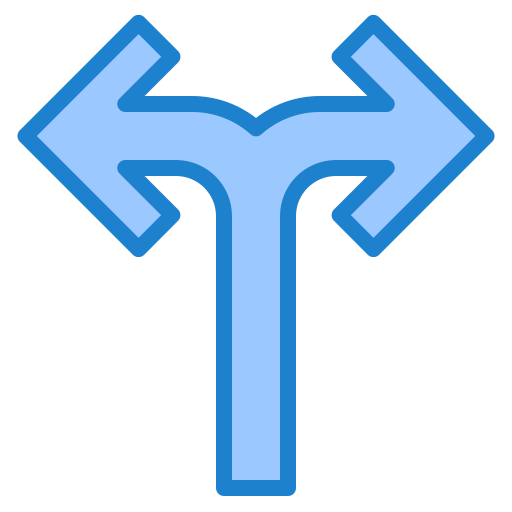 verkeersbord srip Blue icoon