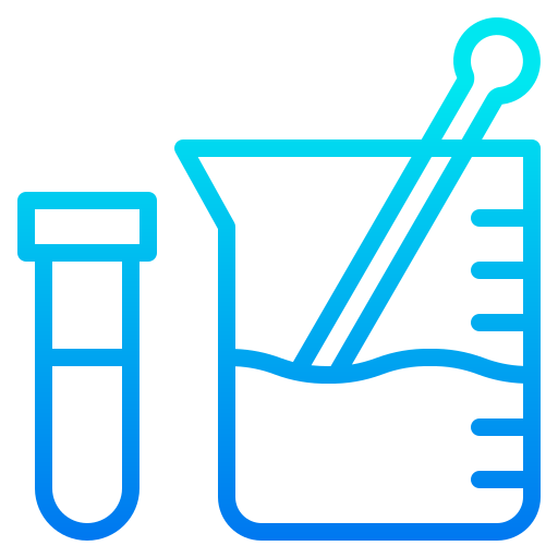 Chemistry srip Gradient icon