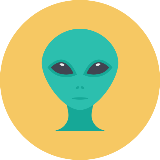 extraterrestre Dinosoft Circular icono