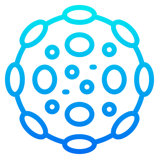 virus srip Gradient icona