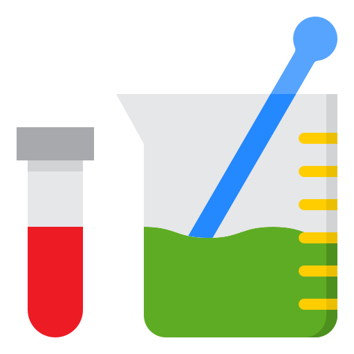 Chemistry srip Flat icon