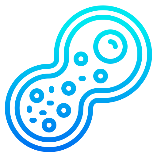 Bacteria srip Gradient icon