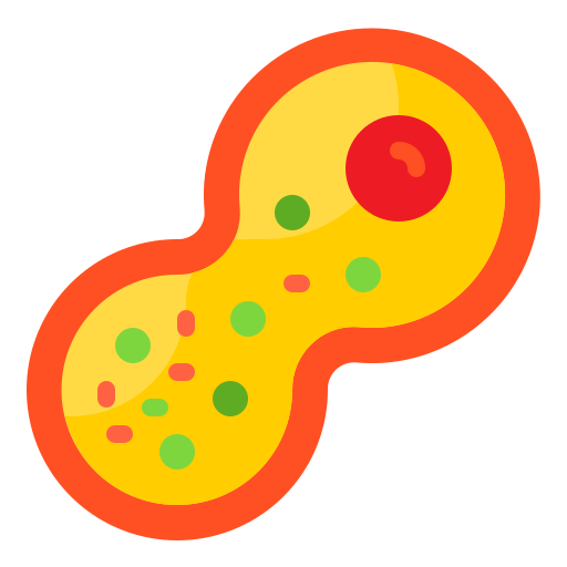 박테리아 srip Flat icon