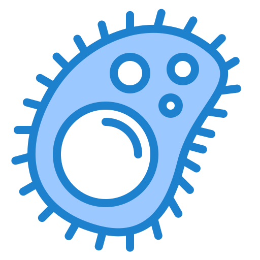 bakterien srip Blue icon