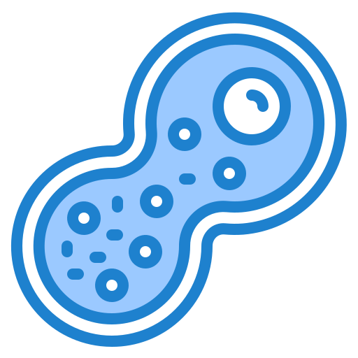 bactérias srip Blue Ícone