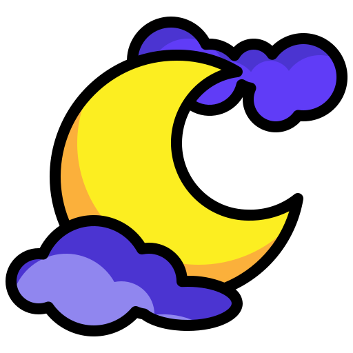 luna Surang Lineal Color icono