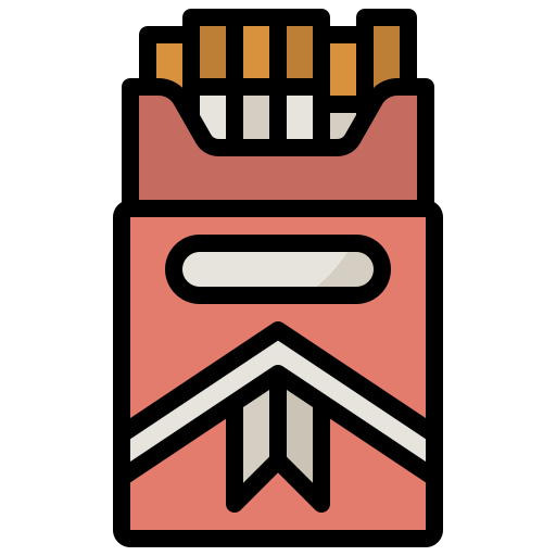 Cigarette Surang Lineal Color icon