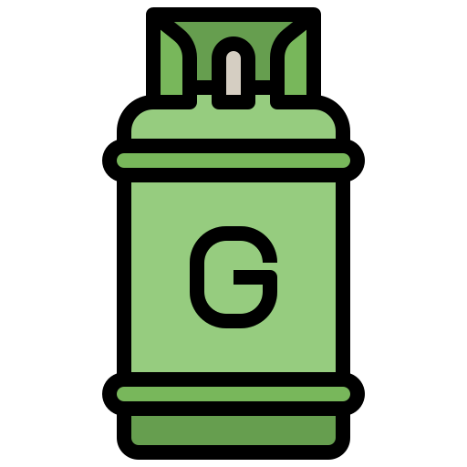 gas Surang Lineal Color icono